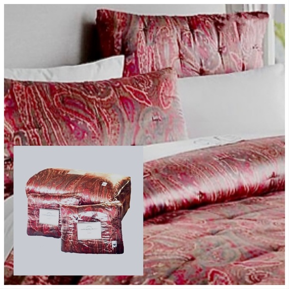Pottery Barn Other - Pottery Barn Silk Quilt Set Full Queen New